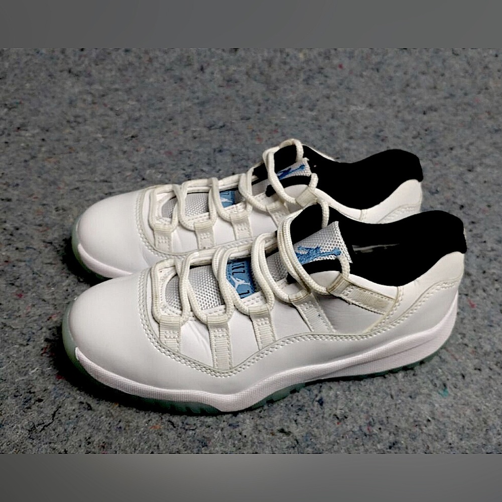 Nike Air Jordan 11 Retro White Legend Blue Boys